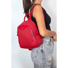 Silver Polo Silver & Polo Kırmızı - Kırmızı SP906 Kadın Sırt Çantası