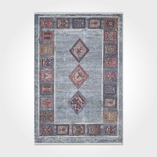 Bespoky 120x200 cm Gri Yıkanabilir Halı | Salon Yatak Odası Halısı | Hav Vermez, Leke Tutmaz, Kaymaz | İSKANDİNAV-3055PC