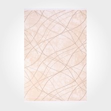 Hali.Net 80x150 cm Krem Karen Pamuk Yıkanabilir Klasik Halı | Mutfak Balkon Yatak Odası Halısı | Leke Tutmaz Hipoalerjenik | KAREN-6111A