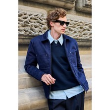 Erkek Pamuklu Ceket Lacivert