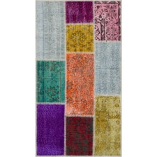 Bespoky 80x150 cm Bej Klasik Yün Halı | Mutfak Balkon Salon Halısı | %100 Doğal Yün El Yapımı El Dokuma | UNİQUE-33322
