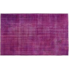 Pembe Eskitme Yün Modern Desenli Yün Hav Toz Vermez Leke Tutmayan Salon Yolluk Mutfak El Dokuma Halı