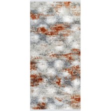 Hali.Net 120x300 cm Turuncu Halı | Salon Yatak Odası Halısı | Hav Vermez Leke Tutmaz | SOFT-1903