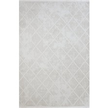 Bespoky 80x300 cm Krem Yıkanabilir Halı | Mutfak Yolluk Halısı | Leke Tutmayan, Kaymaz | 4731A-KREM