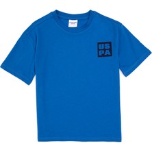 U.S. Polo Assn. Erkek Çocuk Koyu Mavi Bisiklet Yaka Tişört 50314961-VR032