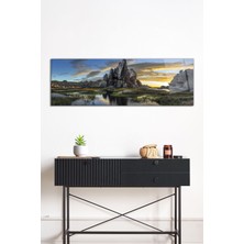 Kayalar ve Canlı Doğa Panoramik Cam Tablo, Darbelere Dayanıklı Kırılmaz Cam, Hediyelik