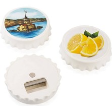 Görselli Baskılı Desenli Mıknatıslı Kapak Açacağı 1 Adet -564