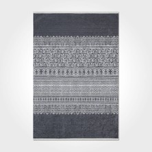 Bespoky 80x150 cm Gri İskandinav Yıkanabilir Halı | Mutfak Balkon Yatak Odası Halısı | Hav Vermez Leke Tutmaz Kaymaz | İSKANDİNAV-3065PC
