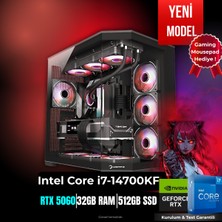 TEKDENV102/İ5-14700KF/RTX5060/132GB Ram/1tb SSD/360MM Sıvı Soğutucu/rgb Mousepad Hediyeli!