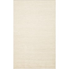 Abtenau Modern Krem Yün Dikdörtgen Modern Desenli Akrilik Hav Vermeyen Leke Tutmayan Kolay Temizlenen Yumuşak Makine Salon Yolluk Jüt Halı