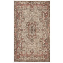 Bespoky 172x294 cm El Dokuma Bej Yün Halı | El Yapımı Klasik Salon Halısı | %100 Doğal Yün | UNİQUE-7248