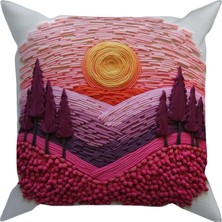 Evdek Embroidery DS34 Dijital Baskılı Kırlent Kılıfı