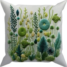 Evdek Embroidery DS30 Dijital Baskılı Kırlent Kılıfı