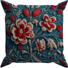 Evdek Embroidery DS29 Dijital Baskılı Kırlent Kılıfı