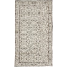 Busto Arsizio Gri Modern Naturel Viskon Modern Desenli Yün Hav Toz Vermez Leke Tutmayan Salon Yolluk Mutfak El Dokuma Halı