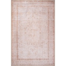 Hali.Net 115x150 cm Pembe Açık Pembe Medalyon Vintage Vintage Halı | Salon Yatak Odası Halısı | Hav Vermez Leke Tutmaz | BA22-DİKDÖRTGEN