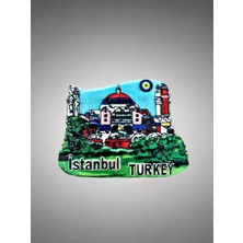 Istanbul Temalı Polyester Magnet