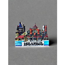Istanbul Temalı Polyester Magnet