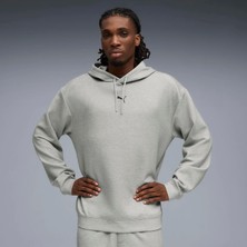 Puma Erkek Gri Puma M Cloudspun Hoodıe Gri Erkek Hoodie