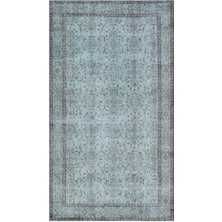 Bespoky 158x283 cm Siyah Klasik Yün Halı | Salon Yatak Odası Halısı | %100 Doğal Yün El Yapımı El Dokuma | UNİQUE-29764