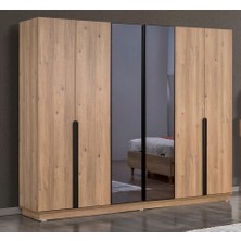 Yuvaset Home Dardason Turna 6 Kapılı Dolap
