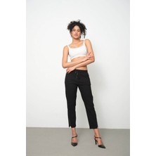 Double  Siyah Kadın Pantolon X-208