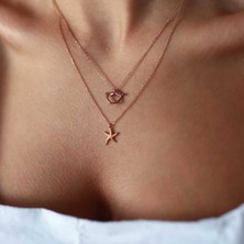 Deniz Yıldızlı ve Düğümlü Kolye