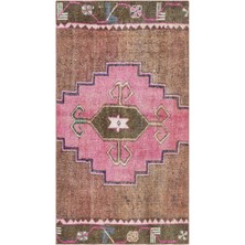 Bespoky 079x142 cm El Dokuma Kırmızı Yün Halı | El Yapımı Klasik Salon Halısı | %100 Doğal Yün | UNİQUE-35340