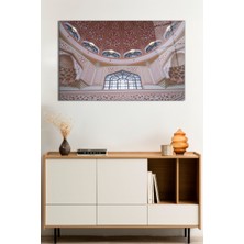 Malezya Putra Camii Islami Cam Tablo, Darbelere Dayanıklı Kırılmaz Cam, Hediyelik
