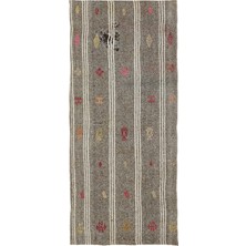 Hali.Net 093x211 cm Çok Renkli Atina El Dokuma Yün Halı | El Yapımı Doğal Yün Salon Halısı | Geleneksel Anadolu Hav Vermez | UNİQUE-36992