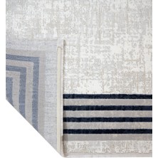 Hali.Net 80x150 cm Mavi Halı | Salon Mutfak Halısı | Hav Vermez Leke Tutmaz | 4730A-MAVİ