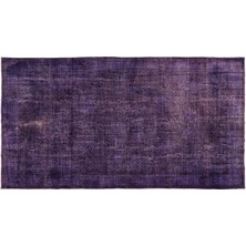 Mor Eskitme Yün Modern Desenli Yün Hav Toz Vermez Leke Tutmayan Salon Yolluk Mutfak El Dokuma Halı