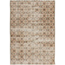 Hali.Net 182x257 cm Bej Vintage Anadolu Yün Halı | Salon Yatak Odası Halısı | Doğal Yün El Yapımı El Dokuma Hav Vermez | UNİQUE-14923
