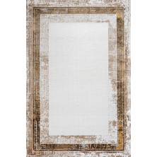 Hali.Net 80x200 cm Kahverengi Amazon Pamuk Yıkanabilir Etnik Halı | Balkon Halısı Mutfak Koridor Halı | Leke Tutmaz Hipoalerjenik Çabuk Kuru | CREA_AMAZON-12057B