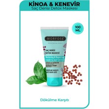 Morfose Kınoa Kenevir Saç Derisi Detox Maskesi 100 ml Renksiz Etkili Temizlik