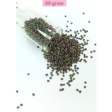 Marsilyan Dökme Cam Kum Boncuk (11/0) 2 mm - 60 Gram -  Üç Renkli - BNC067