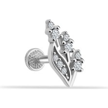 Taşlı Fiona Yaprak Minimal Tragus Piercing