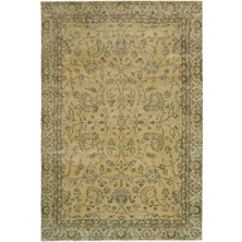 Atina Lacivert Eskitme Yün Modern Desenli Yün Hav Toz Vermez Leke Tutmayan Salon Yolluk Mutfak El Dokuma Halı