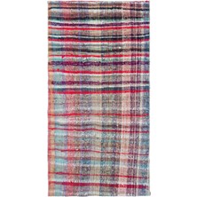 Girit Kahverengi Çizgili Yün Modern Desenli Yün Hav Toz Vermez Leke Tutmayan Salon Yolluk Mutfak El Dokuma Halı