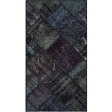 Hali.Net 80x150 cm Bej Vintage Anadolu Yün Halı | Mutfak Balkon Salon Halısı | Doğal Yün El Yapımı El Dokuma Hav Vermez | UNİQUE-31438