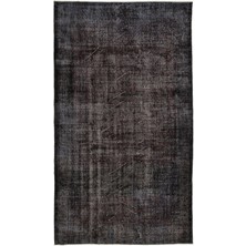 Hali.Net 166x290 cm Çok Renkli Antrasit Soyut Vintage Eskitme Halı | Salon Yatak Odası Halısı | Hav Vermez | UNİQUE-12637