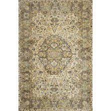 Hali.Net 80x150 cm Kahverengi Bej Bitkisel Vintage Klasik Halı | Salon Mutfak Halısı | Hav Vermez Leke Tutmaz | SRK_VİNTAGE-238