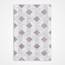 Bespoky 80x300 cm Gri Yıkanabilir Halı | Mutfak Yolluk Halısı | Leke Tutmayan, Kaymaz | GALYON-16154