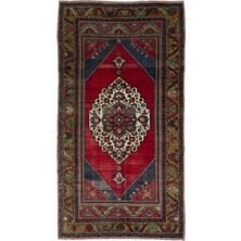 Hali.Net 155x295 cm Bej Vintage Anadolu Eskitme Yün Halı | Salon Yatak Odası Halısı | Doğal Yün El Yapımı El Dokuma Hav Vermez | UNİQUE-31497
