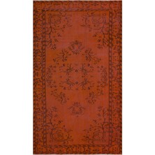 Hali.Net 153x257 cm Kırmızı Atina El Dokuma Yün Halı | El Yapımı Doğal Yün Salon Halısı | Geleneksel Anadolu Hav Vermez | UNİQUE-26957