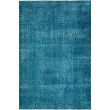 Hali.Net 193x292 cm Antrasit Vintage Anadolu Yün Halı | Salon Yatak Odası Halısı | Doğal Yün El Yapımı El Dokuma Hav Vermez | UNİQUE-20153