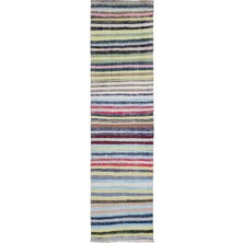 Hali.Net 88x332 cm Bej Teselya Anadolu Yün Halı | Yolluk Koridor Mutfak Halısı | Doğal Yün El Yapımı El Dokuma Hav Vermez | UNİQUE-31723