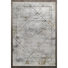 Bespoky 300x300 cm Gri Yıkanabilir Halı | Salon Yatak Odası Halısı | Leke Tutmayan, Kaymaz | F_EUROPEAN-8011