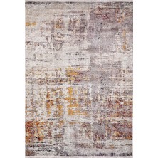 Bespoky 80x150 cm Bej Modern Etnik Yıkanabilir Halı | Mutfak Balkon Yatak Odası Halısı | Leke Tutmayan Kaymaz | HALN-HLN775