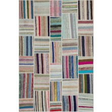 Bespoky 188x278 cm Kırmızı Klasik Yün Halı | Salon Yatak Odası Halısı | %100 Doğal Yün El Yapımı El Dokuma | UNİQUE-22402